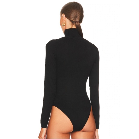 MISSGUIDED BLACK TURTLENECK BODYSUIT - Picture 4 of 7
